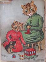[2012-08-11] 29206628517 bunny realness, in the playroom. louis wain’s “kits and cats”... - 01
