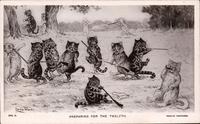 Uploaded by user michele5523 Louis-Wain-Preparing-for-the-Twelfth-Postcar98a4d3d2103a499601eb93cb8dadbd97