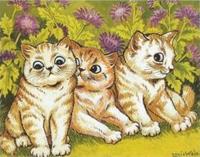 [2014-03-20] 80180882764 bunny realness, three kittens in the chrysanthemums, louis wain - 01